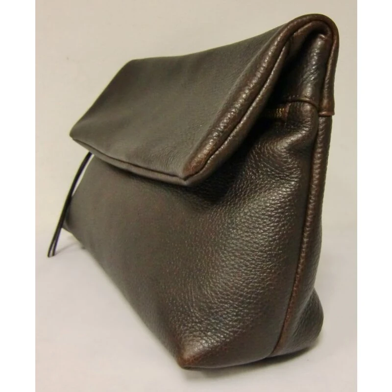 Gianni Chiarini Echtleder-Umhängetasche Clutch In Dark Brown 3 Gianni Chiarini Echtleder-Umhängetasche Clutch In Dark Brown – Bild 3