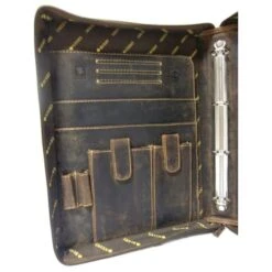 Green Burry Konferenzmappe In Leder A4 -Taschenrabatte green burry konferenzmappe in leder a45