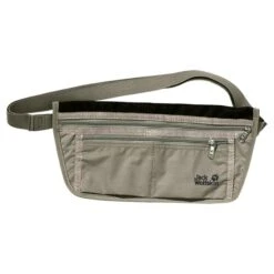 Jack Wolfskin DOCUMENT BELT DE LUX Gürteltasche In Silver Mink