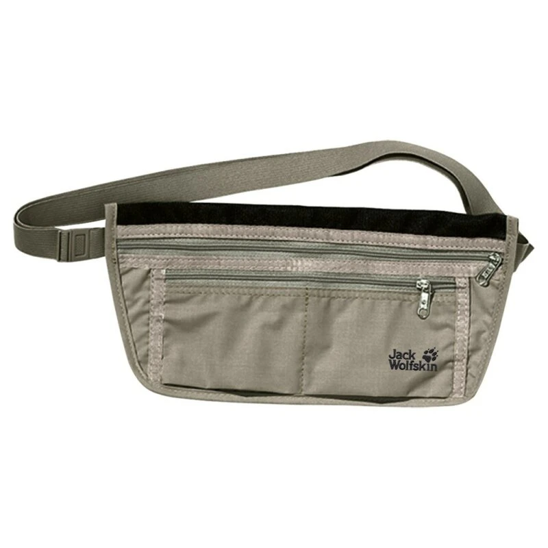 Jack Wolfskin DOCUMENT BELT DE LUX Gürteltasche In Silver Mink 1 Jack Wolfskin DOCUMENT BELT DE LUX Gürteltasche In Silver Mink