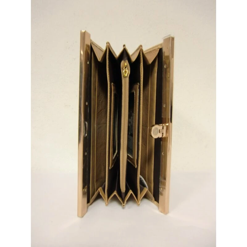 Jacky & CELINE Clutch / Abentasche In Camel 3 Jacky & CELINE Clutch / Abentasche In Camel – Bild 3