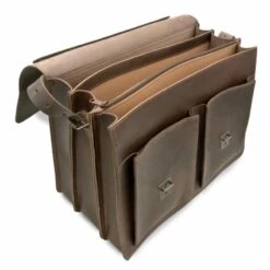 Tokio" Aktentasche Aus Pflanzlich Gegerbten Leder -Thielemann -Taschenrabatte robust grosse lederaktentasche 3 ordner tauglich3