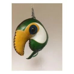 Su-Deco Lederbörse / Minitasche Im Motiv GRÜNER Tucan