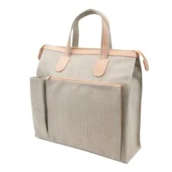 Thielemann Shopper Aus Leinen/Leder